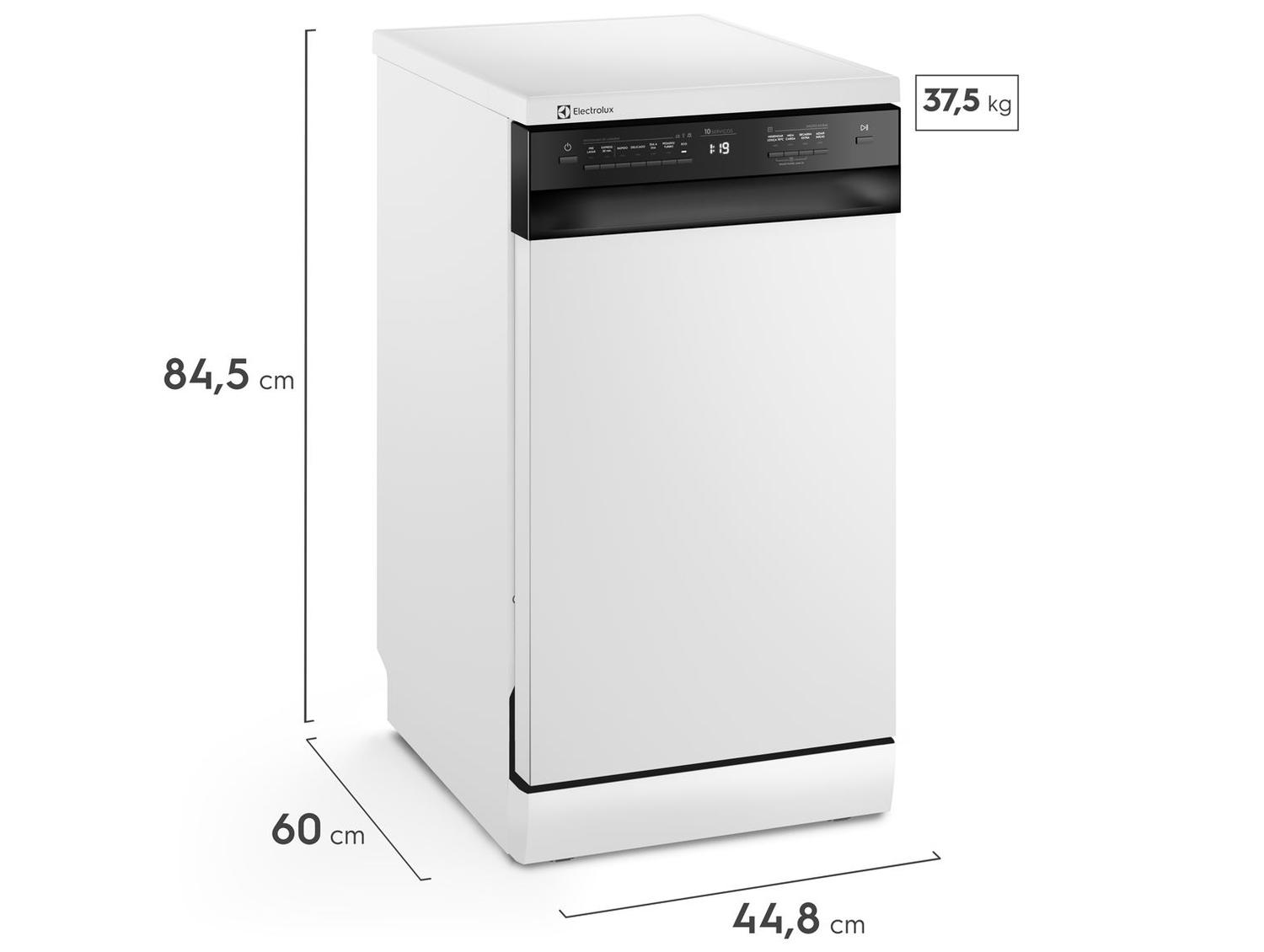 Lava-louças Electrolux 10 Serviços com Função Higienizar LB10E Branca