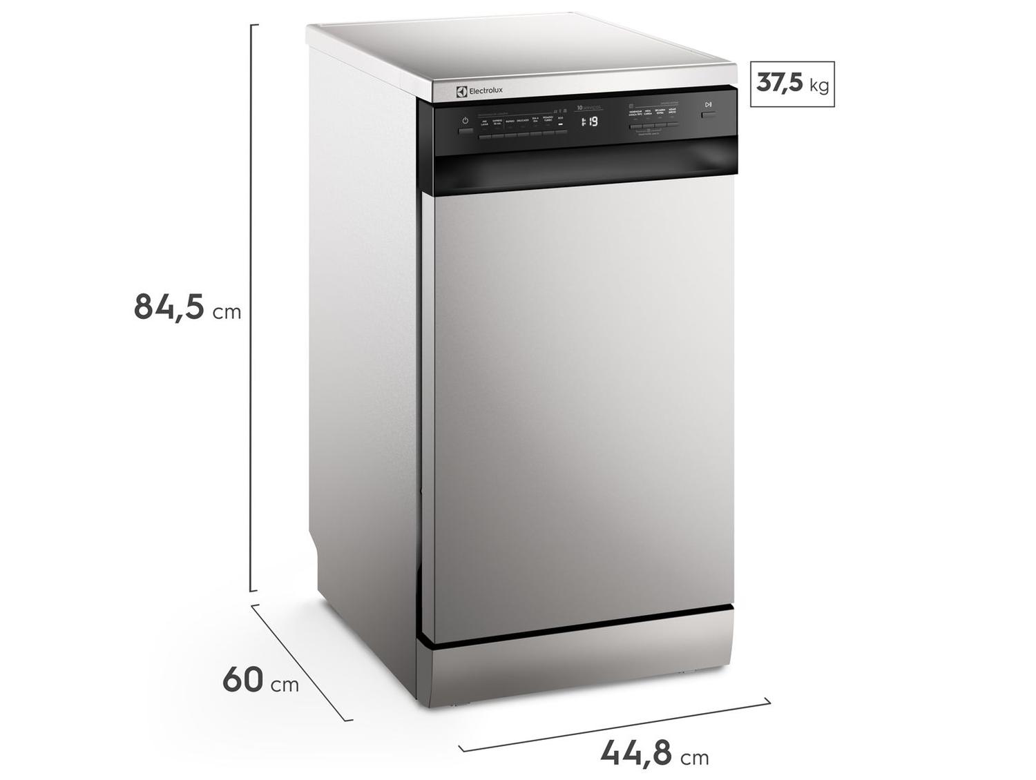 Lava-louças Electrolux 10 Serviços com Função Higienizar LS10E Prata