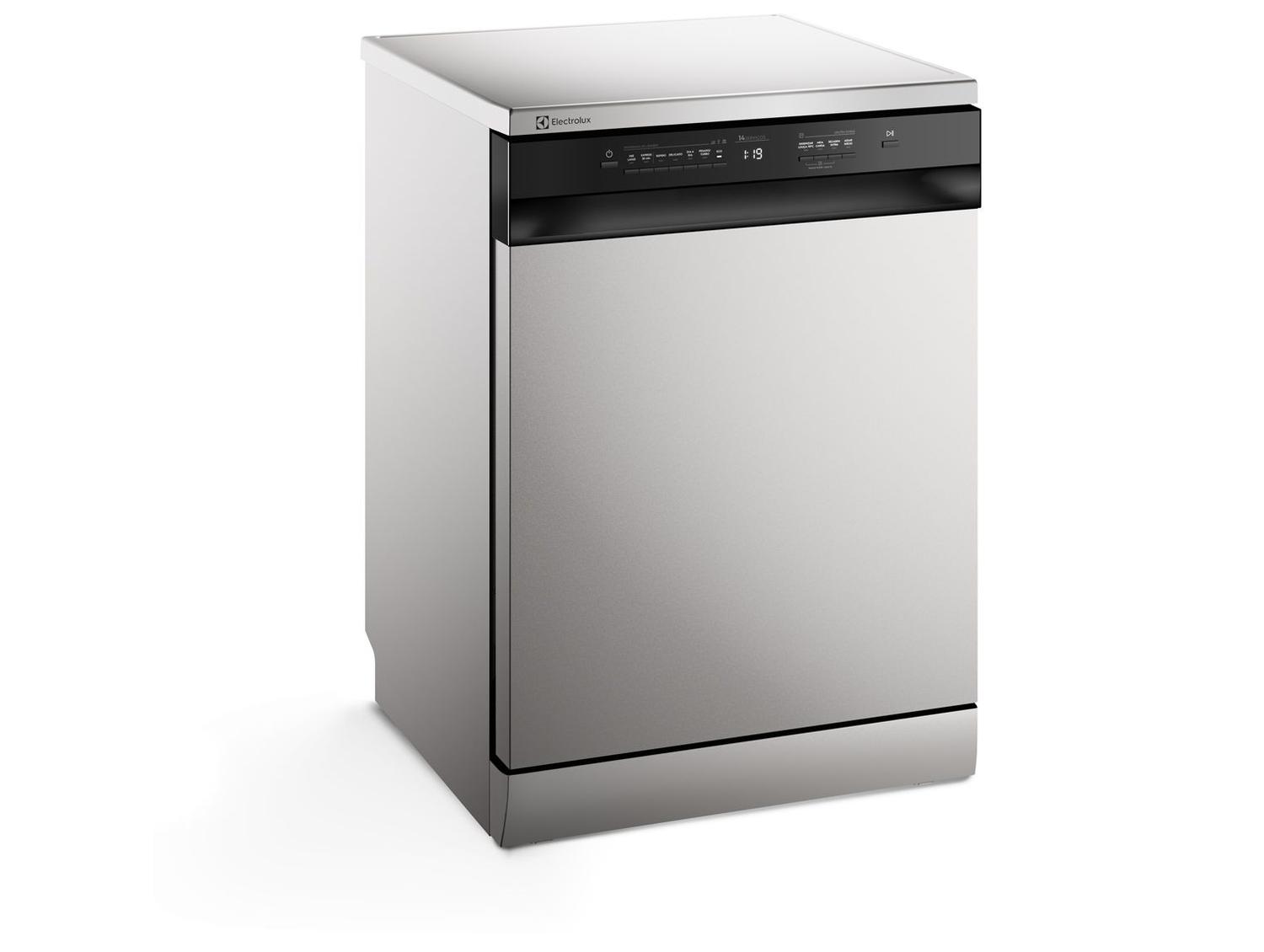 Lava-louças Electrolux 14 Serviços com Função Higienizar LS14E Prata