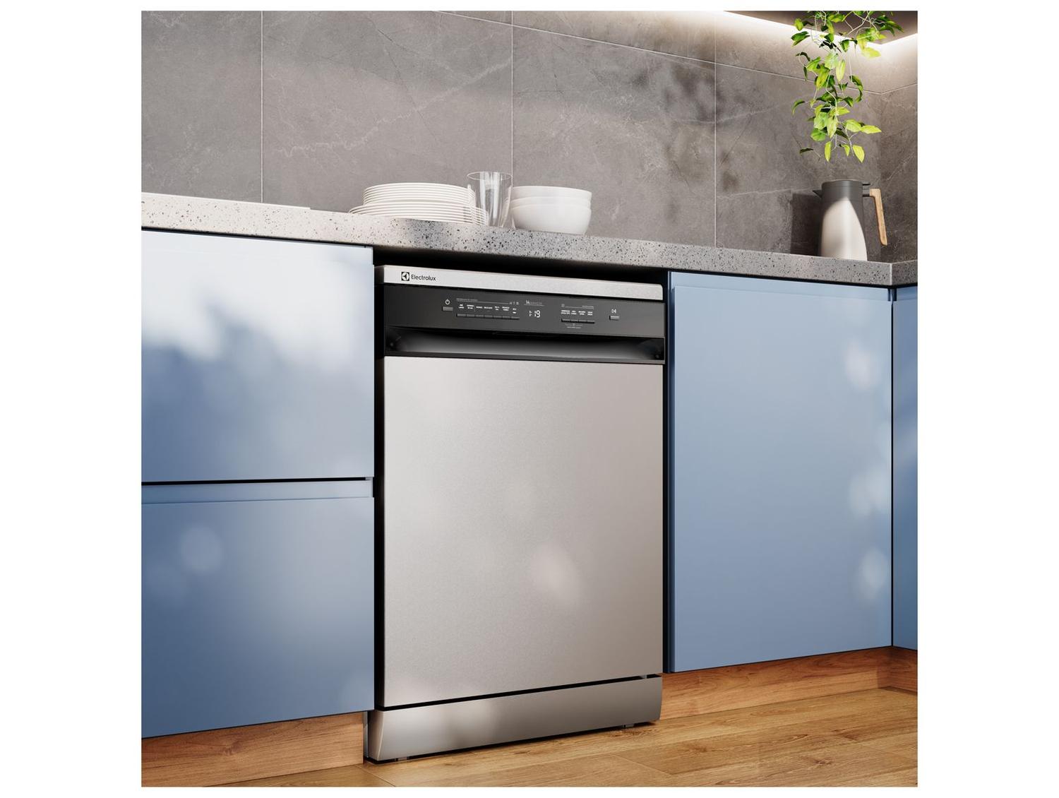 Lava-louças Electrolux 14 Serviços com Função Higienizar LS14E Prata