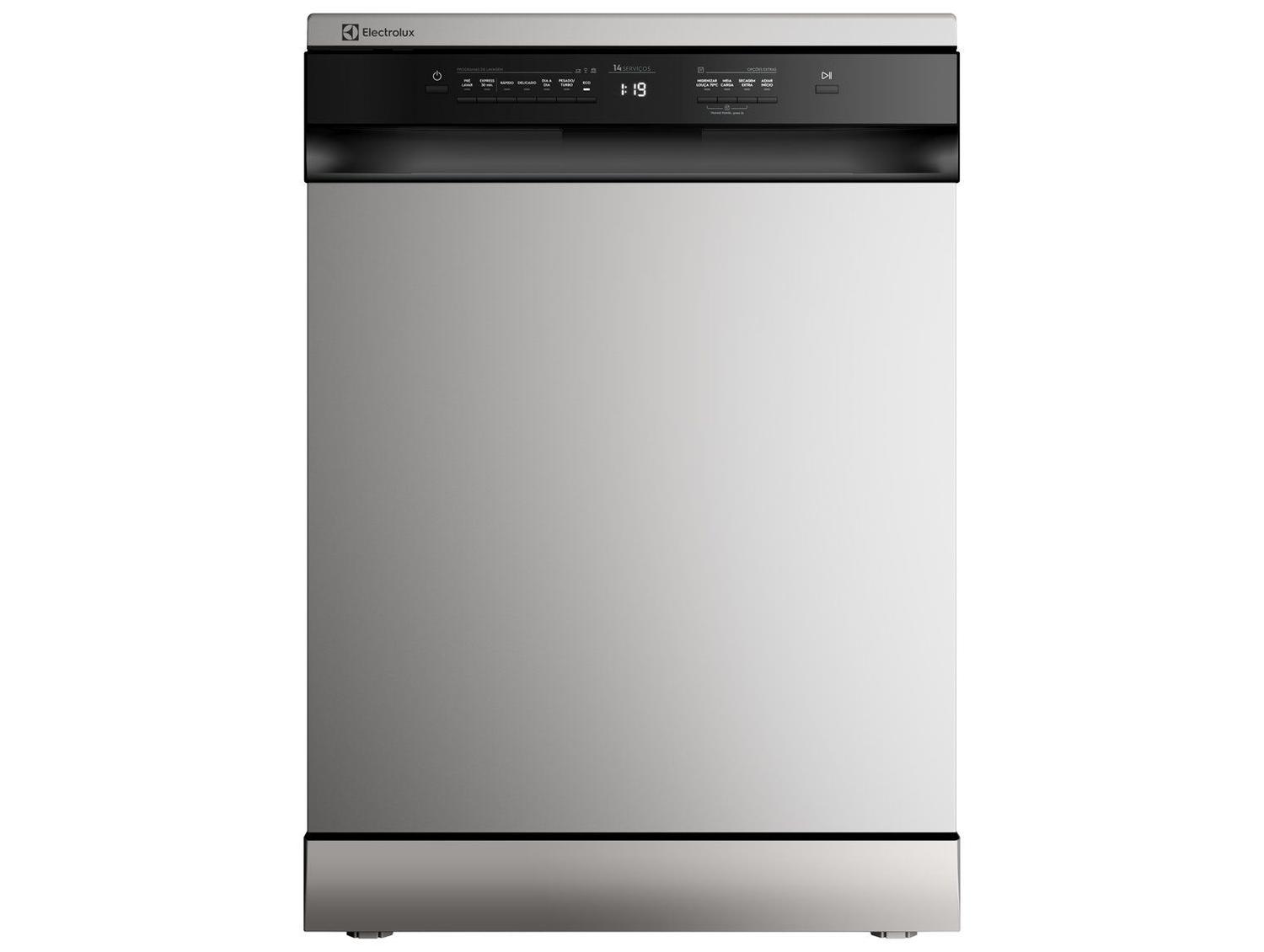 Lava-louças Electrolux 14 Serviços com Função Higienizar LS14E Prata