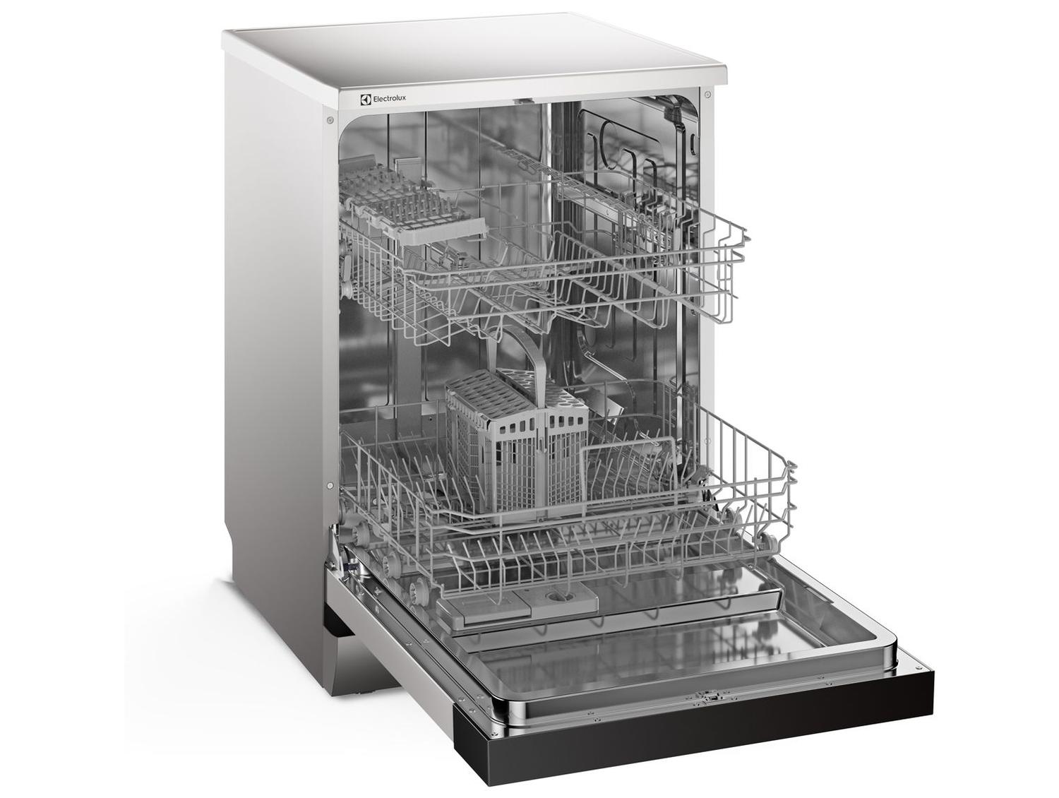 Lava-louças Electrolux 14 Serviços com Função Higienizar LS14E Prata