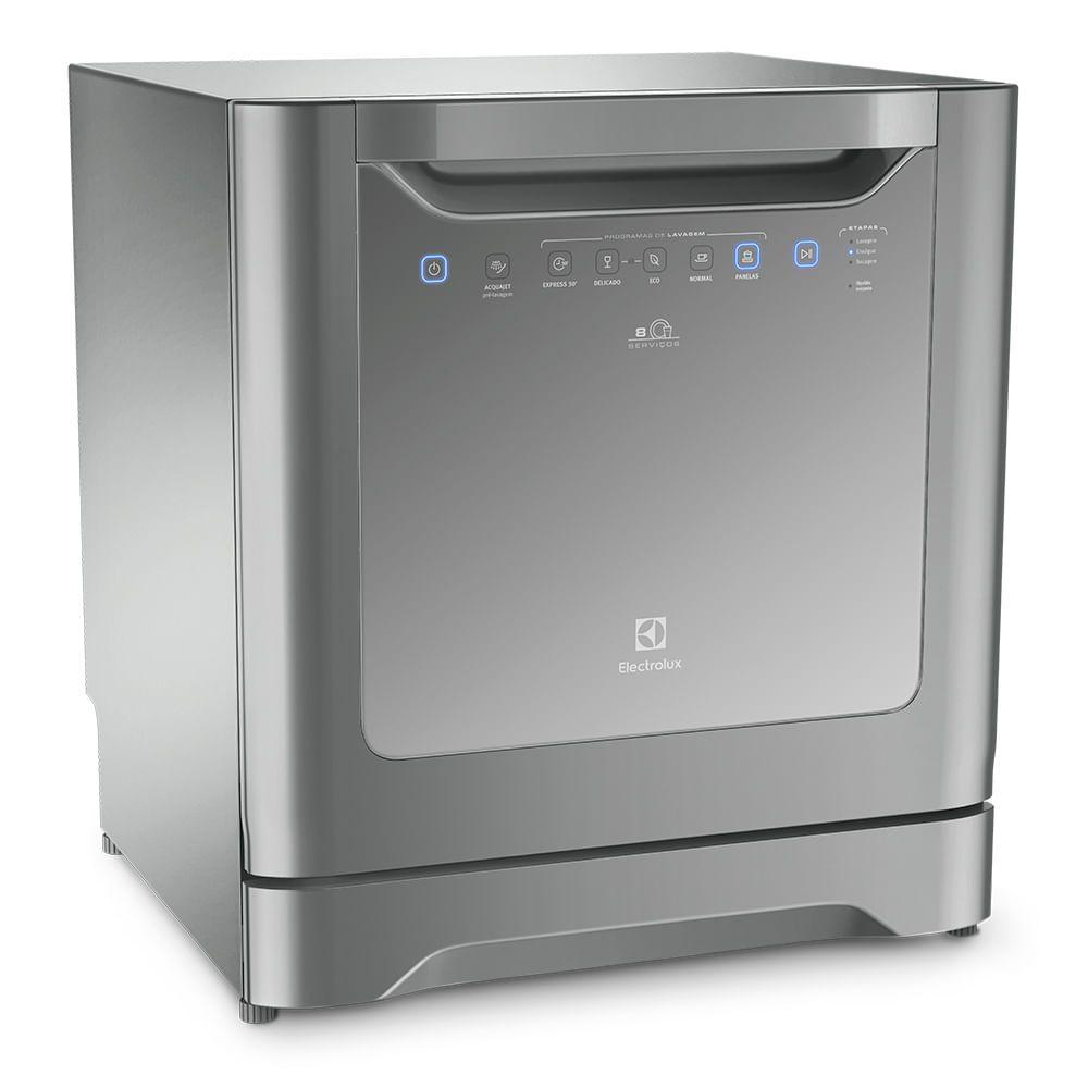 Lava-Louças Electrolux 8 Serviços Cinza (LE08S) - Lava-Louças 8 ...