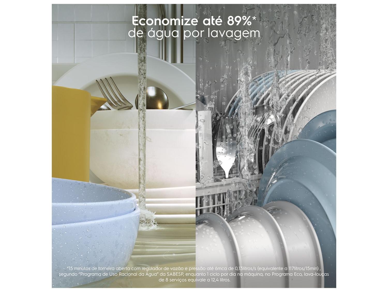 Lava-louças Electrolux 8 Serviços com Função Higienizar LS08E Inox