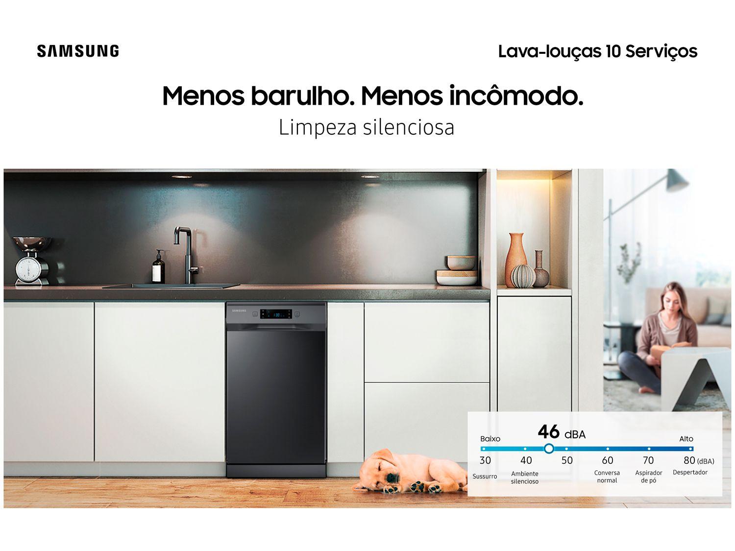 Lava-louças Samsung 10 Serviços com Função