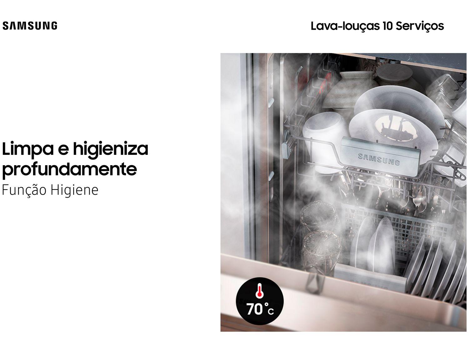 Lava-louças Samsung 10 Serviços com Função