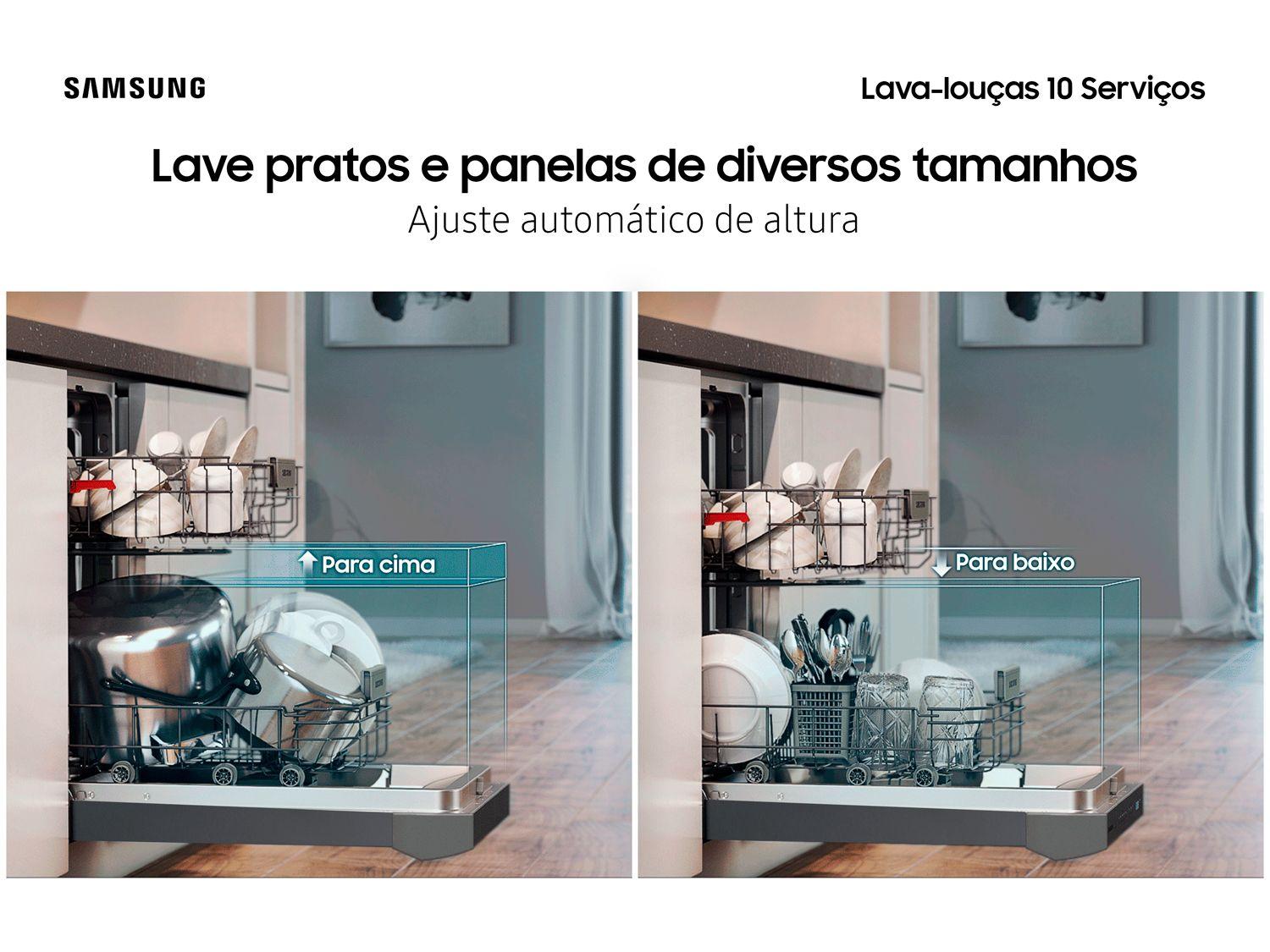 Lava-louças Samsung 10 Serviços com Função