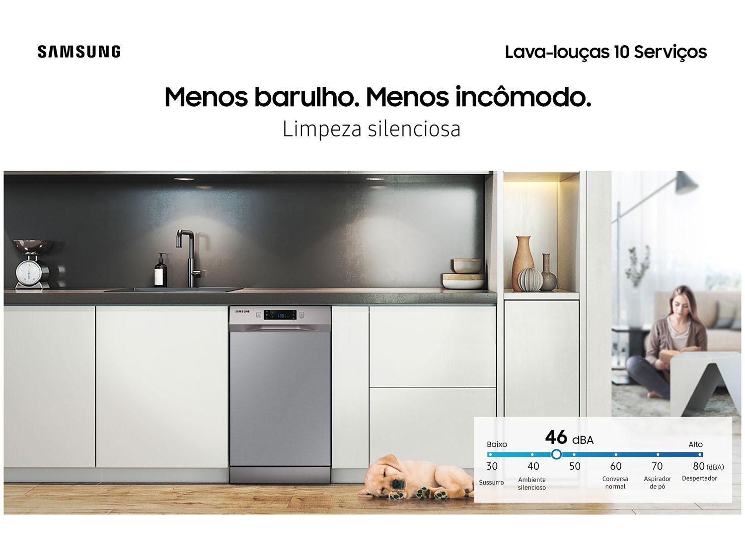 Lava-louças Samsung 10 Serviços com Função