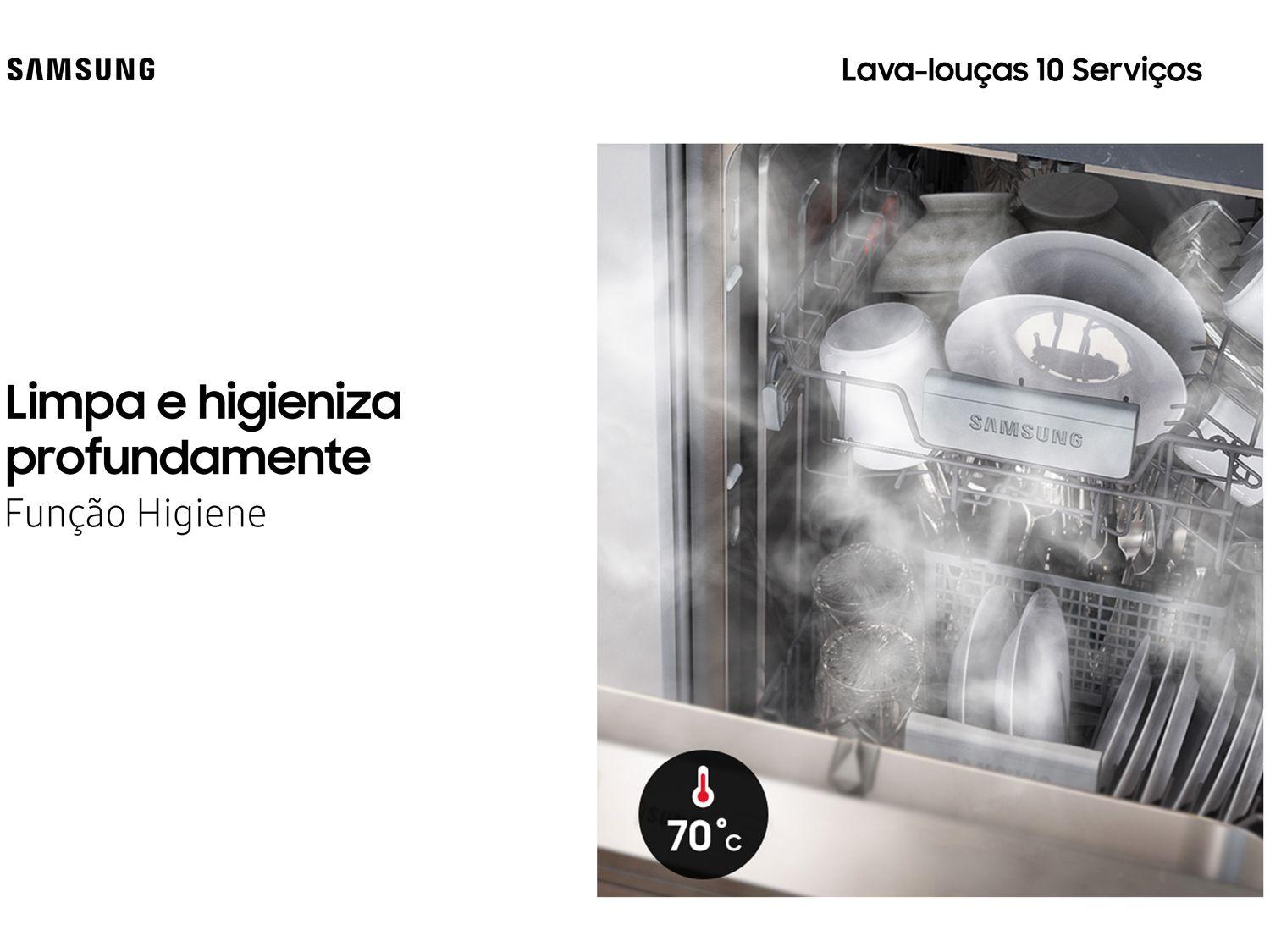 Lava-louças Samsung 10 Serviços com Função