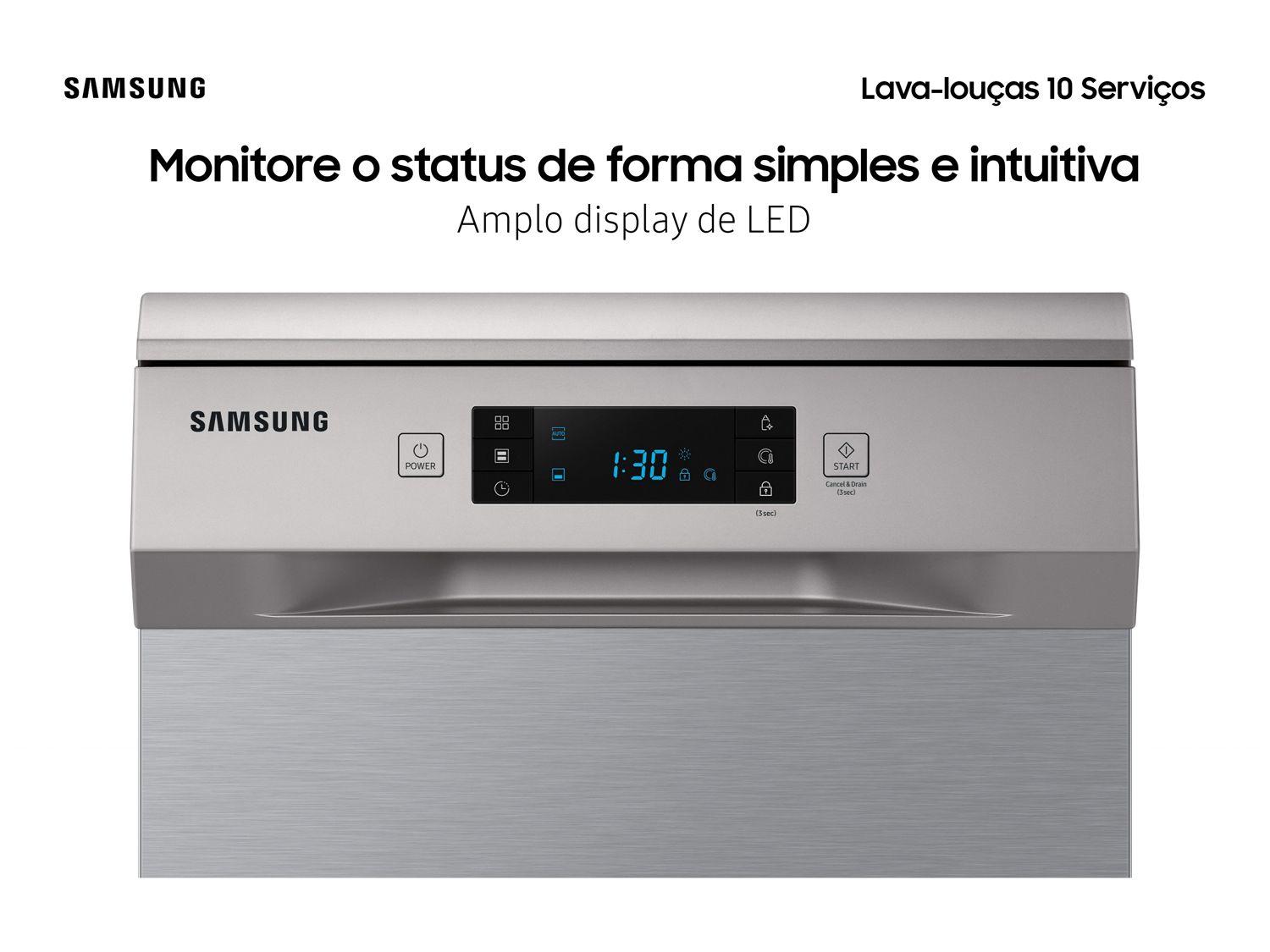Lava-louças Samsung 10 Serviços com Função