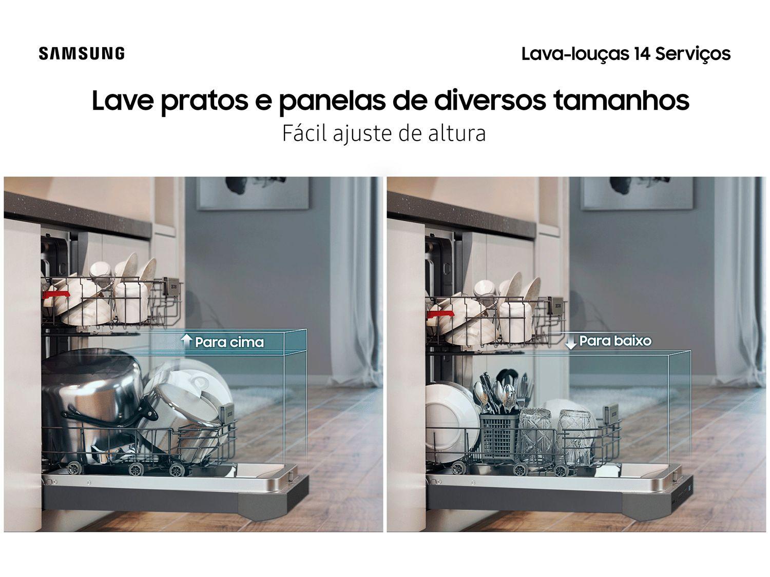 Lava-louças Samsung 14 Serviços com Função