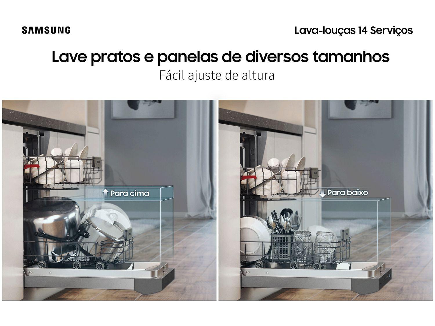 Lava-louças Samsung 14 Serviços com Função