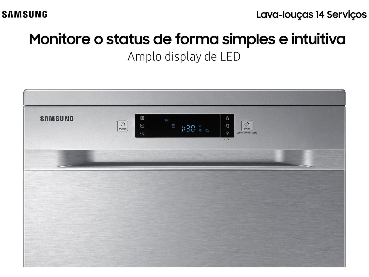 Lava-louças Samsung 14 Serviços com Função