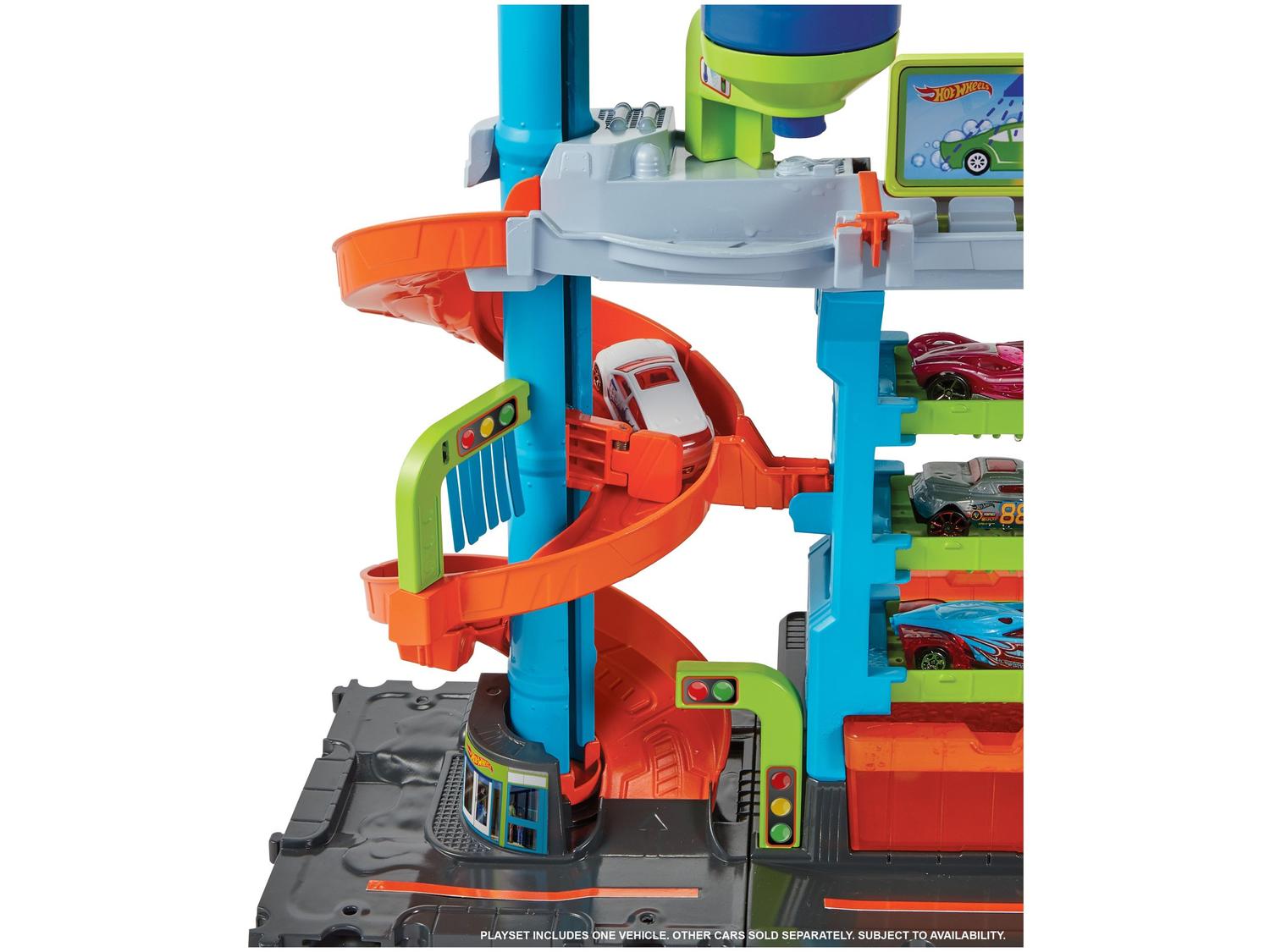 Lava-rápido de Brinquedo Hot Wheels City