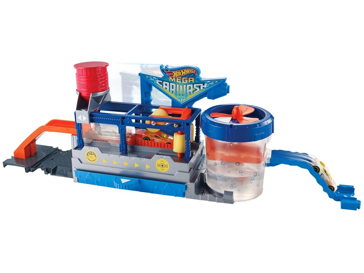 Lavarápido Hot Wheels Mega Car Wash Mattel Pistas Magazine Luiza