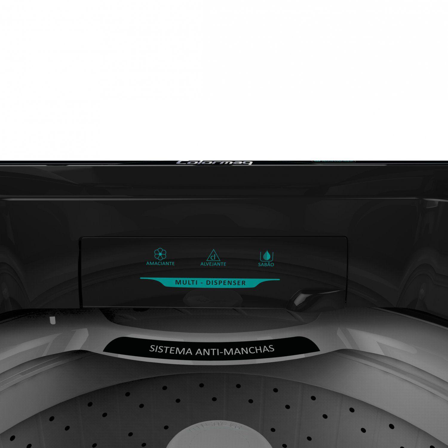 Lavadora Automática 11,5kg LCA12 Colormaq 127V Preto Máquina de Lavar Magazine Luiza