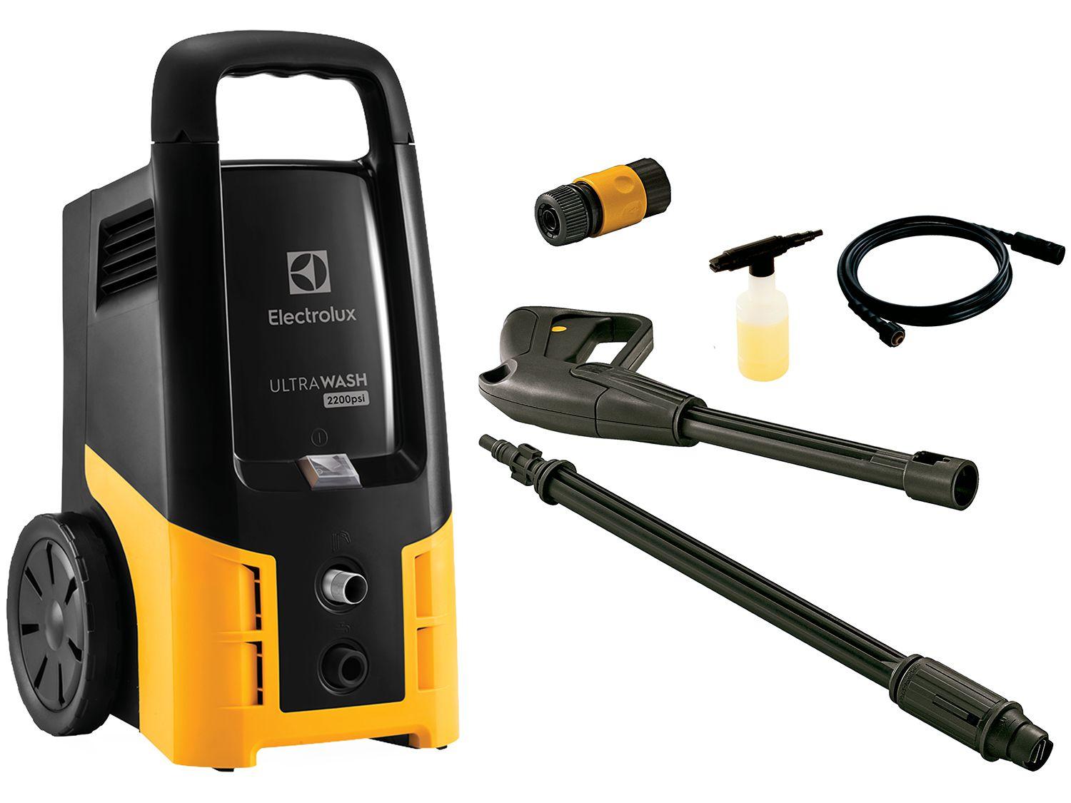 Lavadora de Alta Pressão Electrolux Ultra Wash - 2200 Libras Mangueira ...