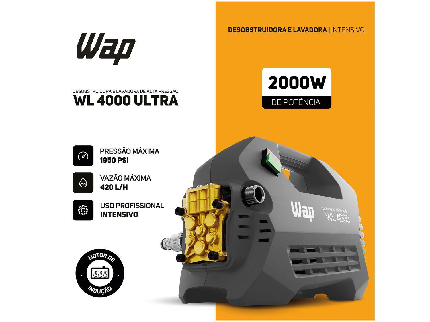 Lavadora de Alta Pressão Profissional Wap Ultra WL4000