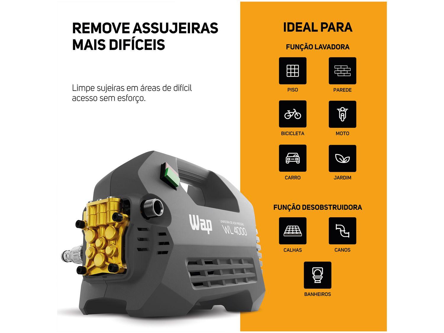 Lavadora de Alta Pressão Profissional Wap Ultra WL4000