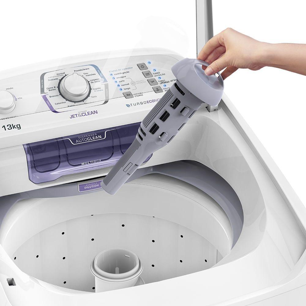 Lavadora de Roupas Branca Jet&Clean 13 kg Electrolux (LAC13) Máquina de Lavar Magazine Luiza