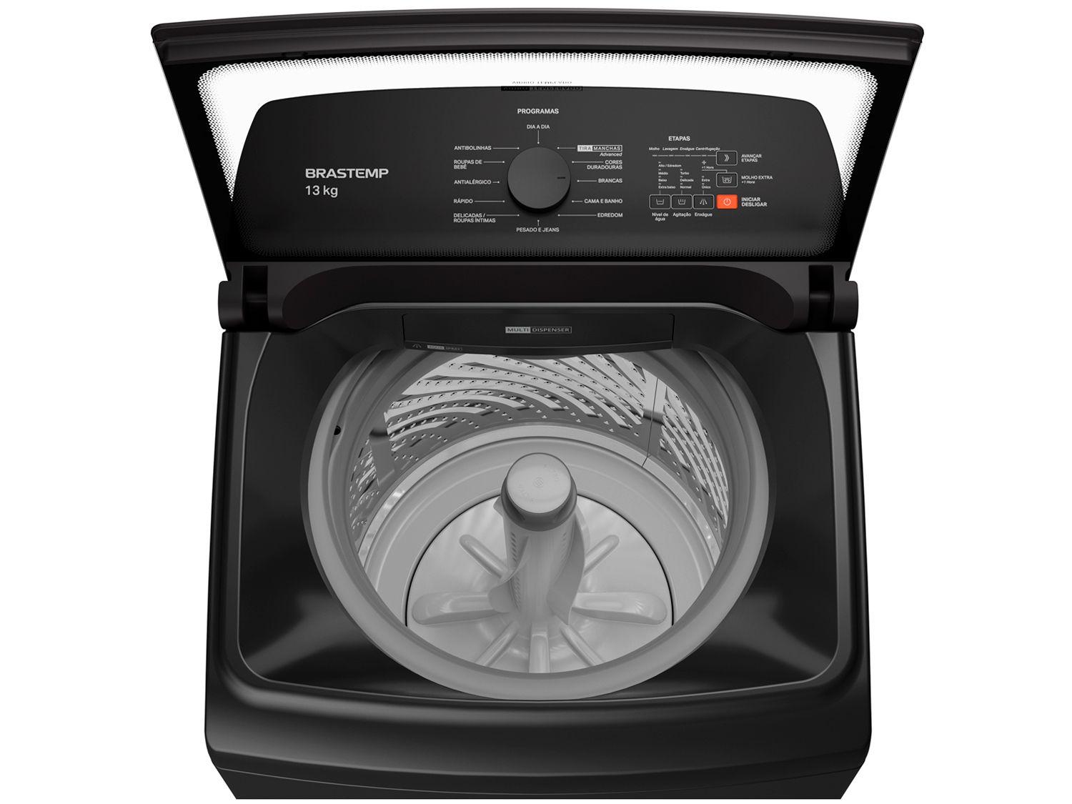 Lavadora de Roupas Brastemp 13kg Cesto Inox