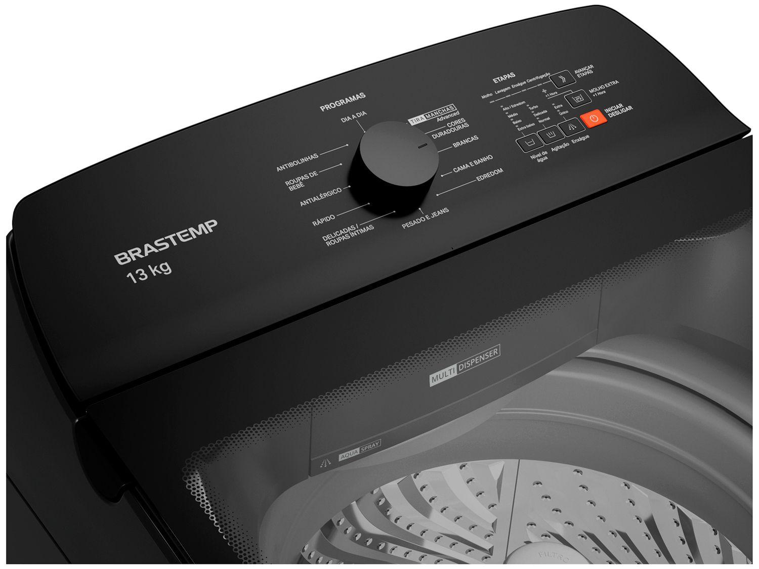 Lavadora de Roupas Brastemp 13kg Cesto Inox