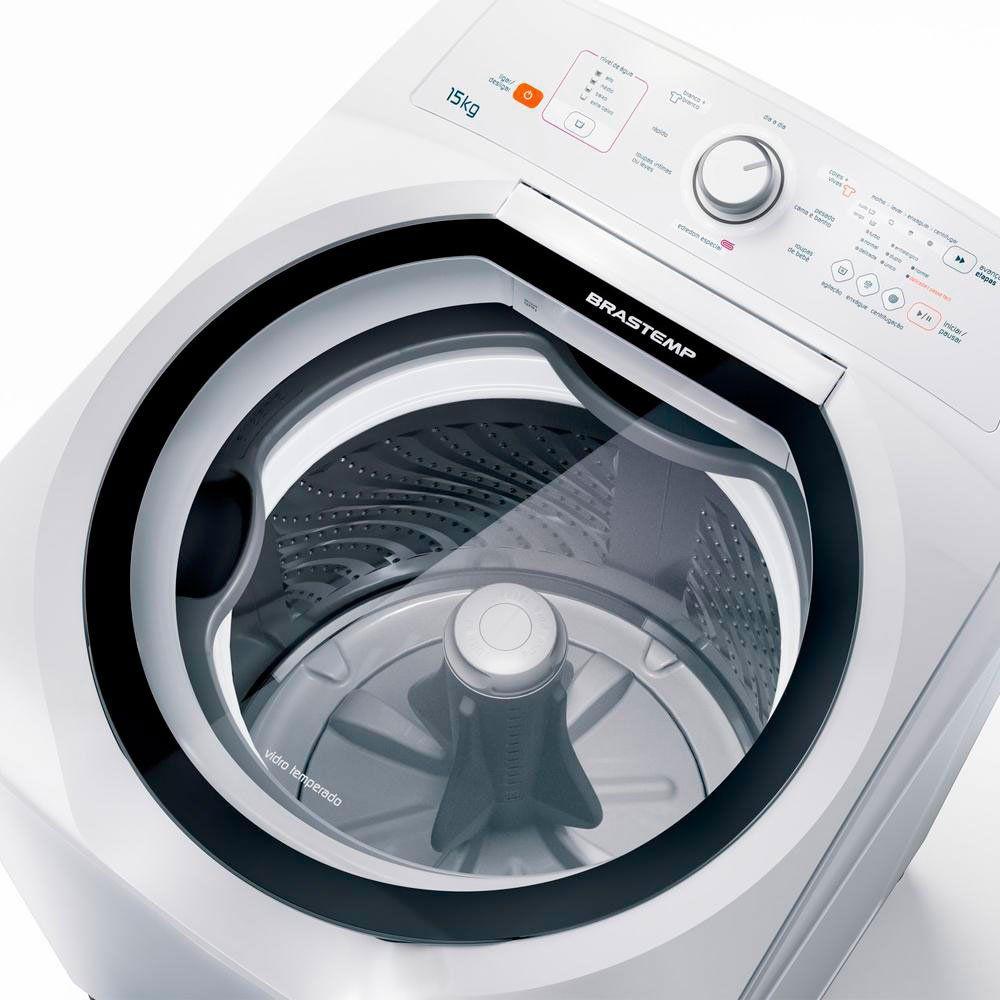Lavadora de Roupas Brastemp 15 Kg 7 Programas de Lavagem BWH15AB