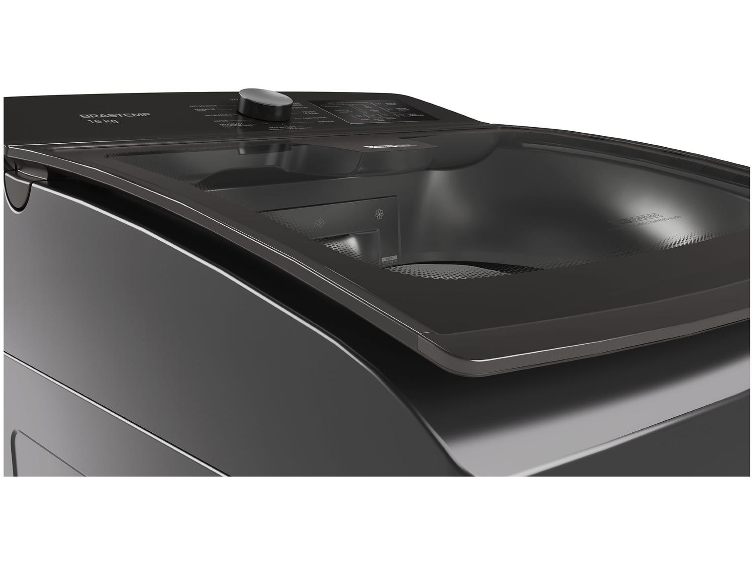 Lavadora de Roupas Brastemp 16kg 12 Programas de Lavagem Titânio BWD16