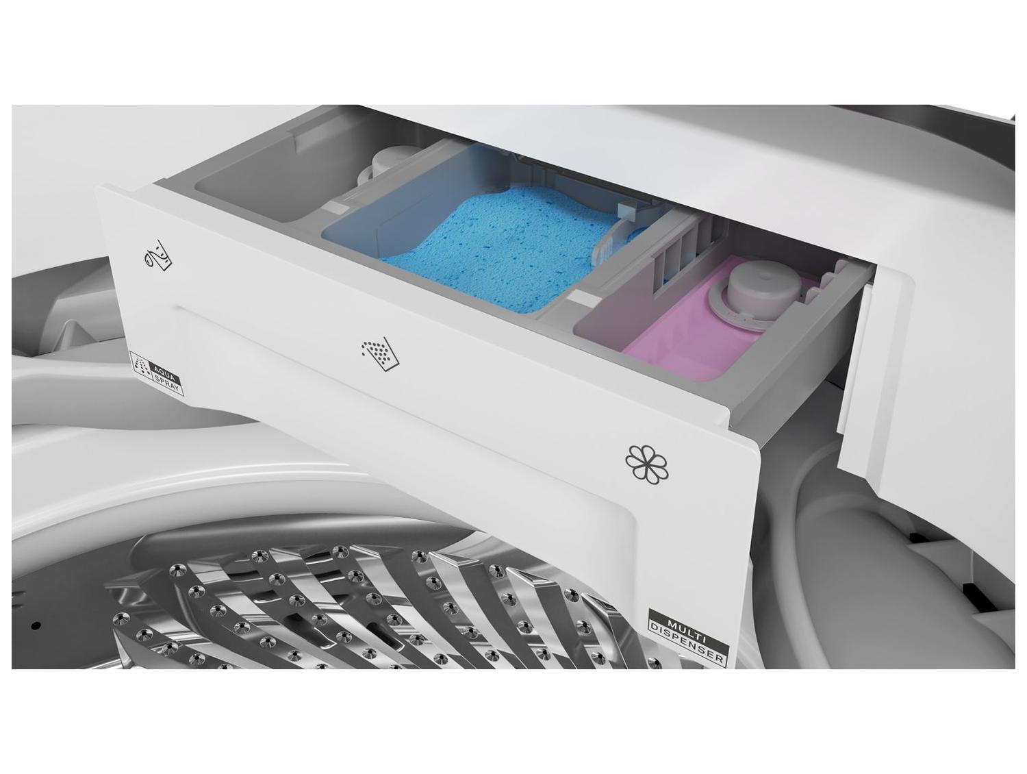 Lavadora de Roupas Brastemp 18kg Cesto Inox 12 Programas de Lavagem Branca BWF18AB