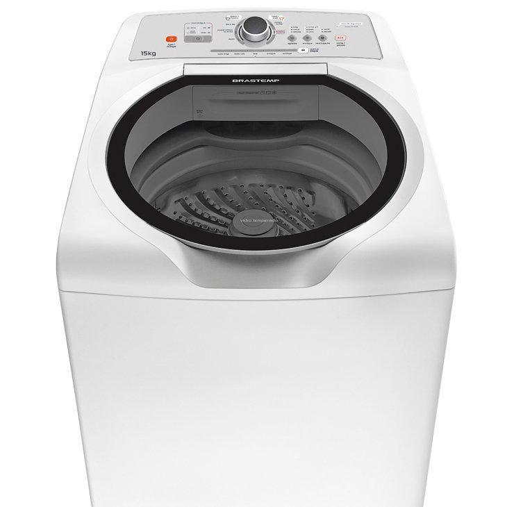 Lavadora de Roupas Brastemp BWH15AB 15 Kg, 7 Programas, Branco Máquina de Lavar Magazine Luiza