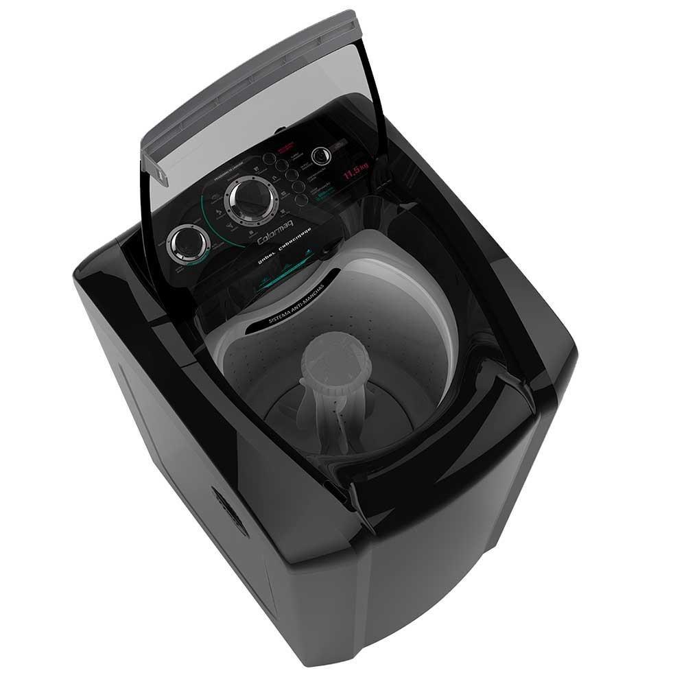 Lavadora de Roupas Colormaq 11.5 Kg LCA12 Preta Máquina de Lavar Magazine Luiza