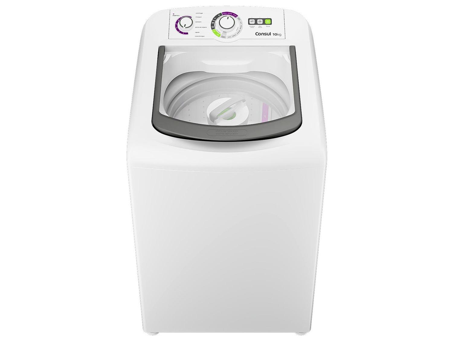 Lavadora de Roupas Consul 10kg 16 Programas de Lavagem Branca CWB10BB