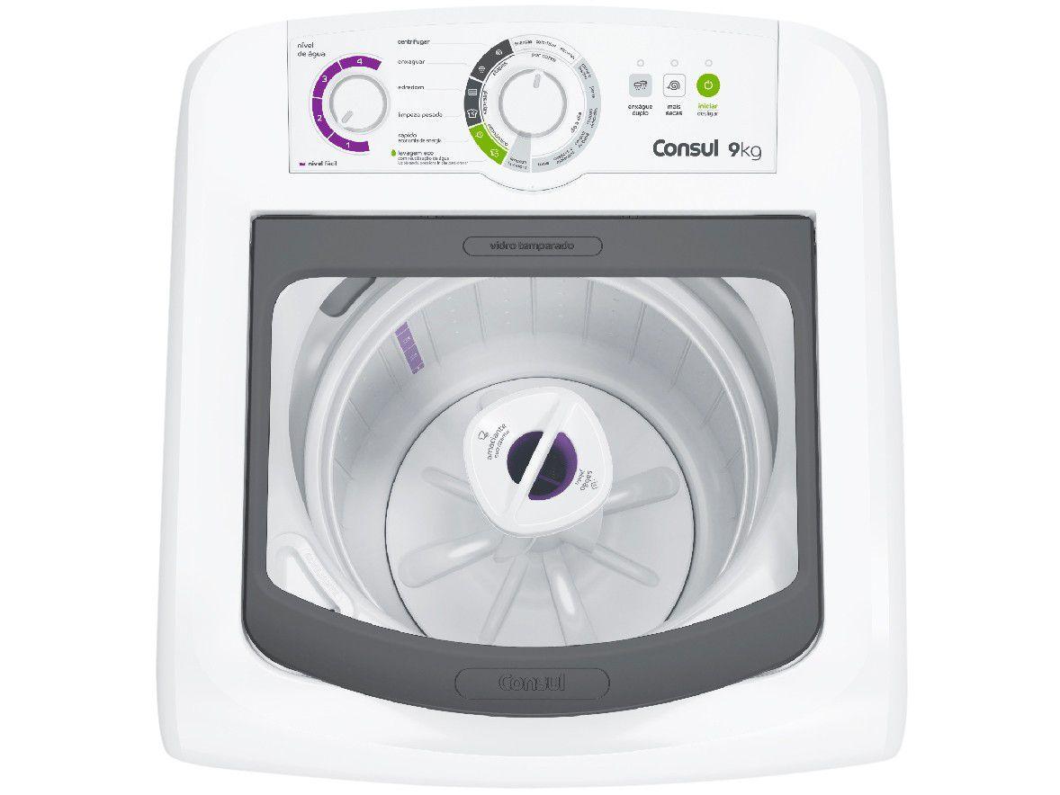 Lavadora de Roupas Consul 9kg 16 Programas de Lavagem Branca CWB09