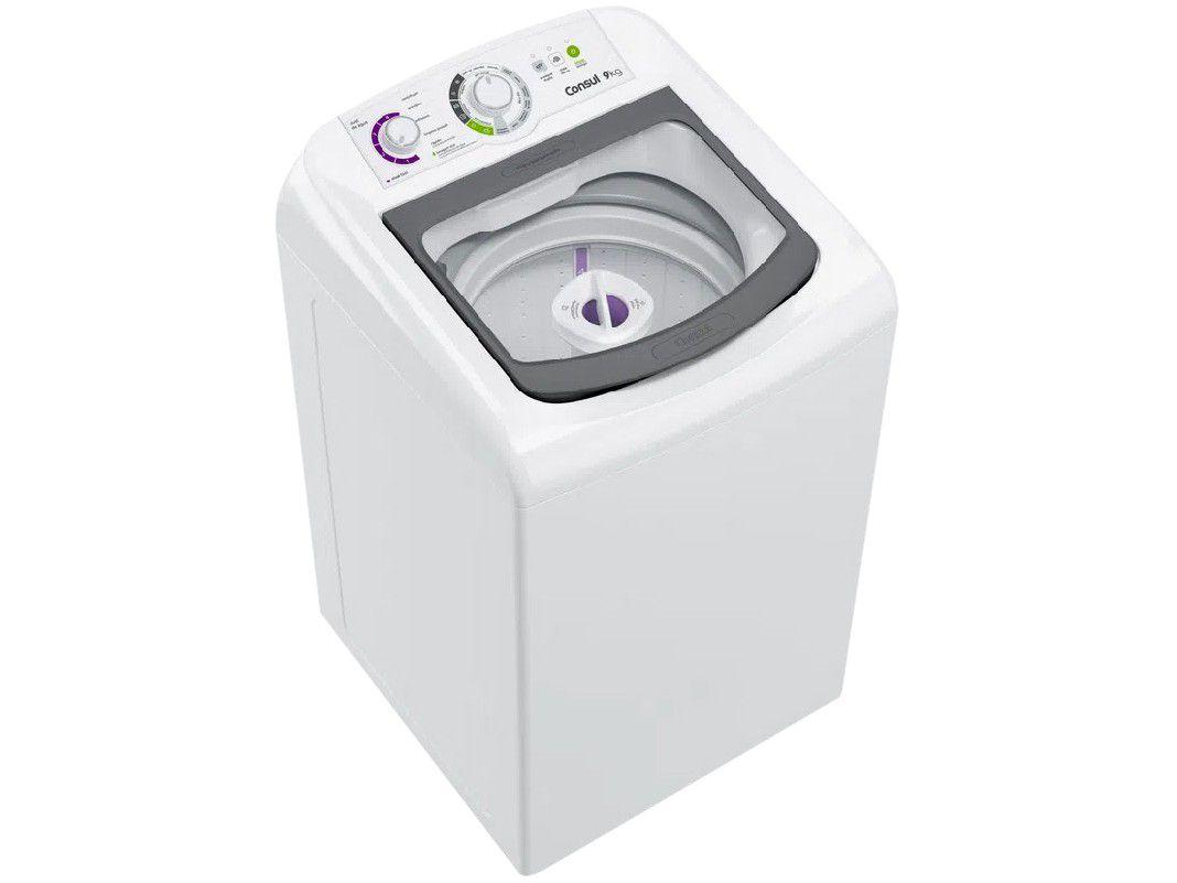 Lavadora de Roupas Consul 9kg 16 Programas de Lavagem Branca CWB09