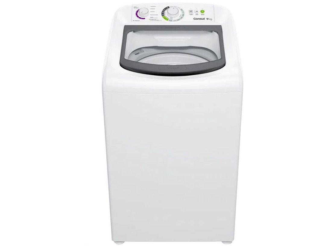 Lavadora de Roupas Consul 9kg 16 Programas de Lavagem Branca CWB09