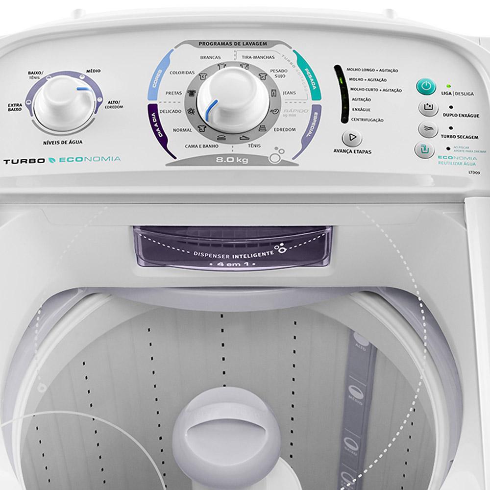 Lavadora de Roupas Electrolux 10 kg Automática Branca 127v