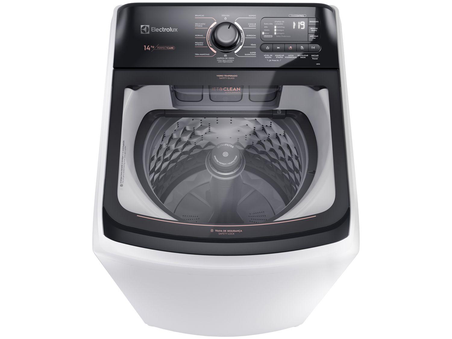 Lavadora de Roupas Electrolux 14Kg Cesto Inox