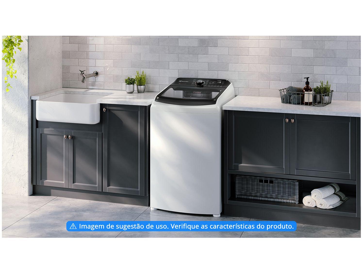 Lavadora de Roupas Electrolux 14Kg Cesto Inox