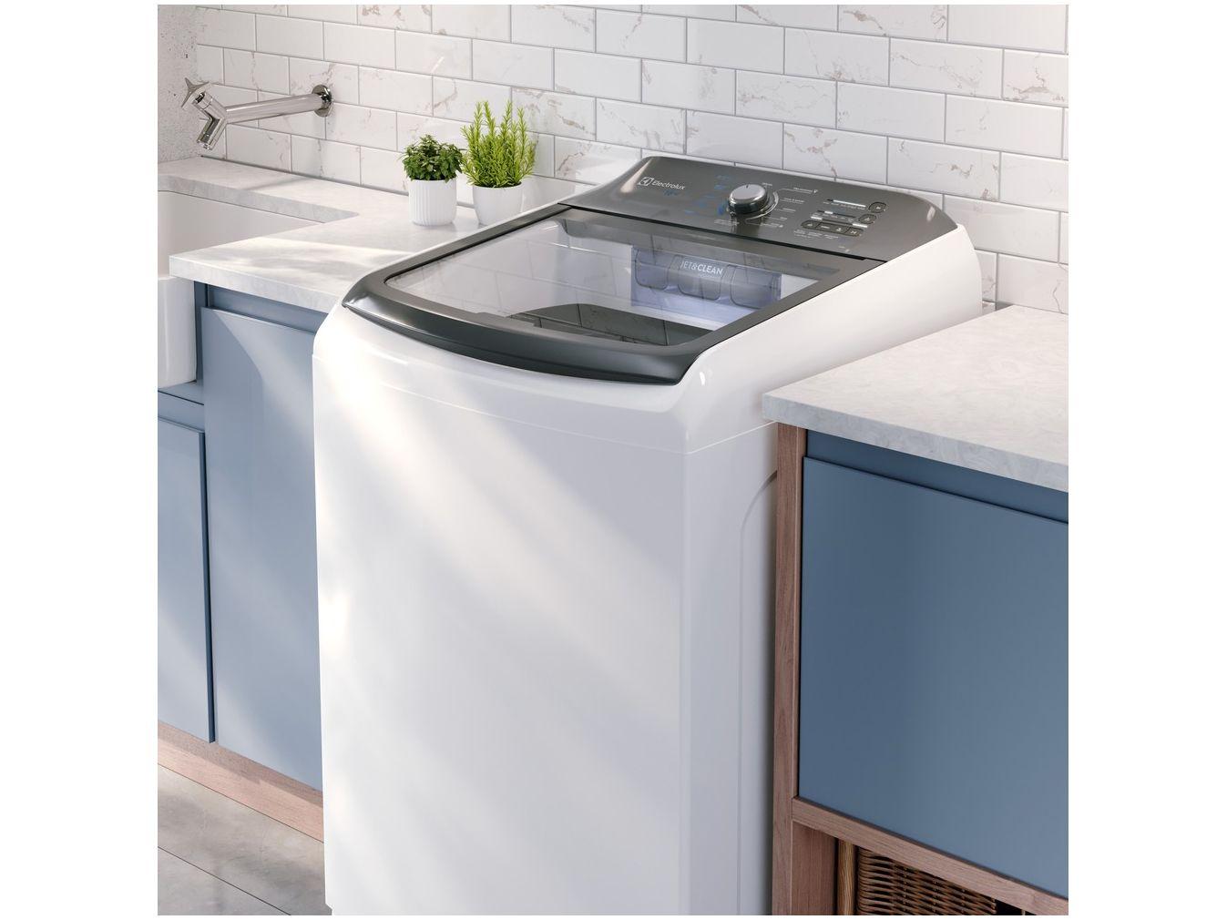 Lavadora de Roupas Electrolux 18kg Cesto Inox 11 Programas de Lavagem Branco Efficient LEE18