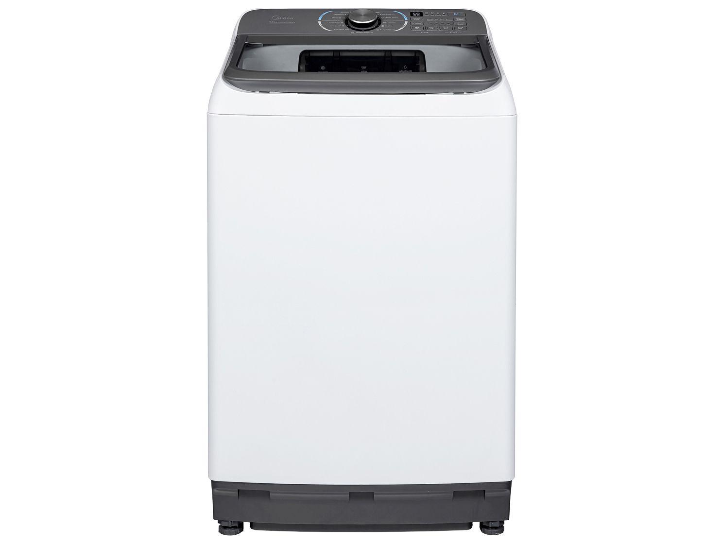 Lavadora de Roupas Midea 14kg Cesto Inox 13 Programas de Lavagem Branca MA512W140/WK-04