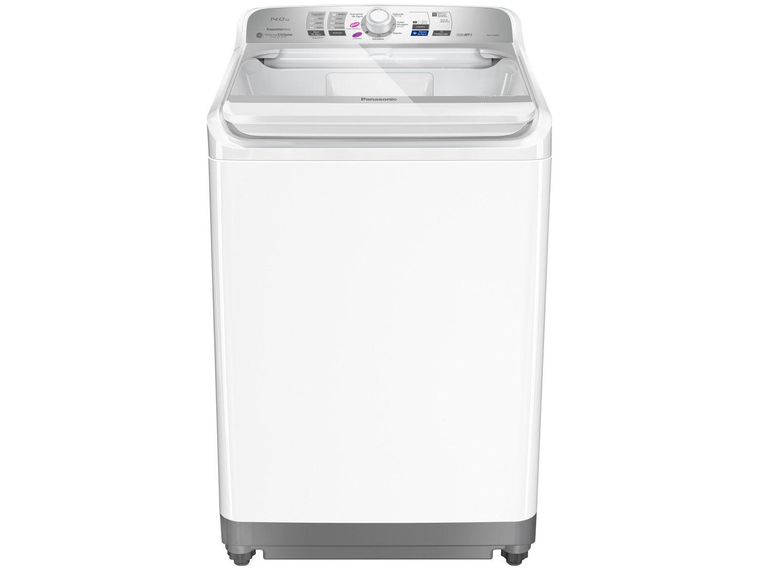 Lavadora de Roupas Panasonic 14kg Cesto Inox