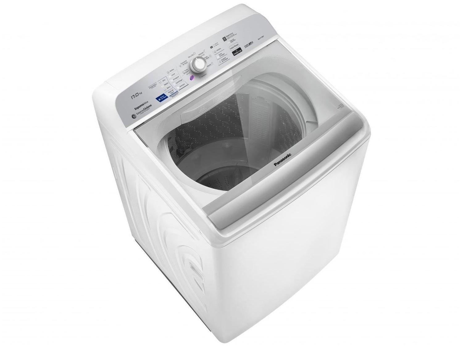 Lavadora de Roupas Panasonic 17kg Cesto Inox