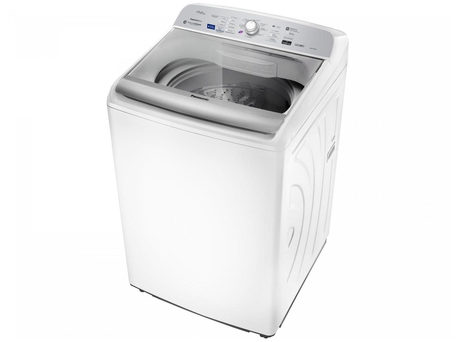 Lavadora de Roupas Panasonic 17kg Cesto Inox
