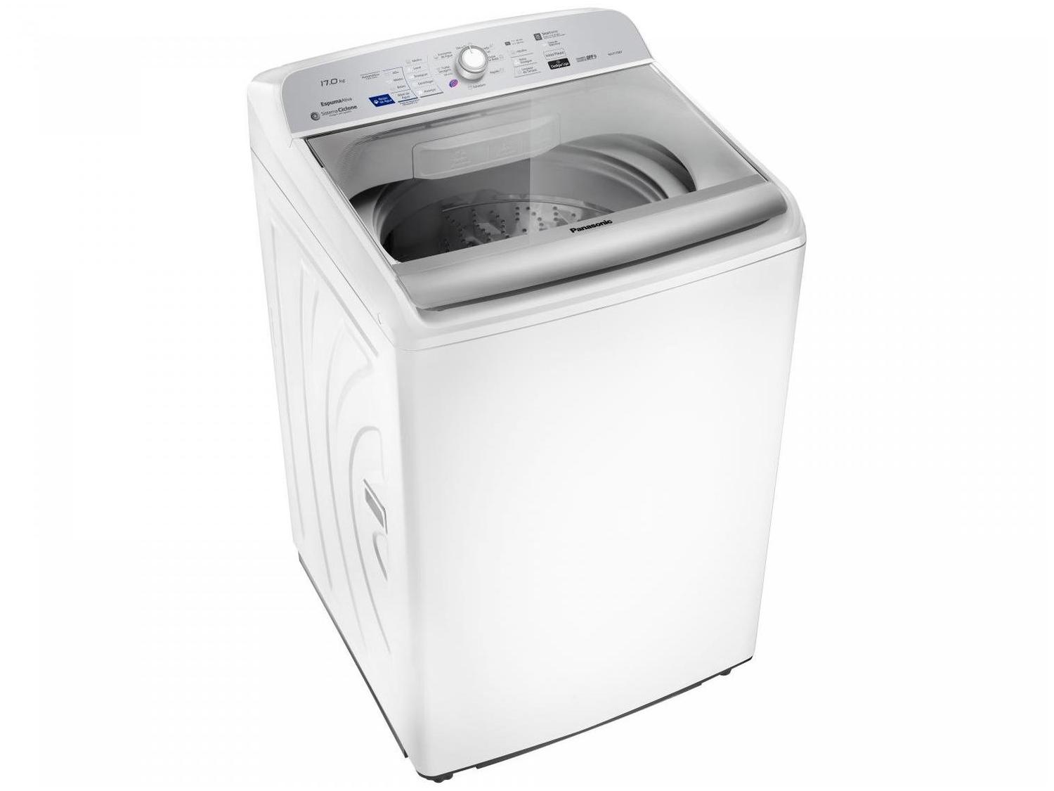 Lavadora de Roupas Panasonic 17kg Cesto Inox