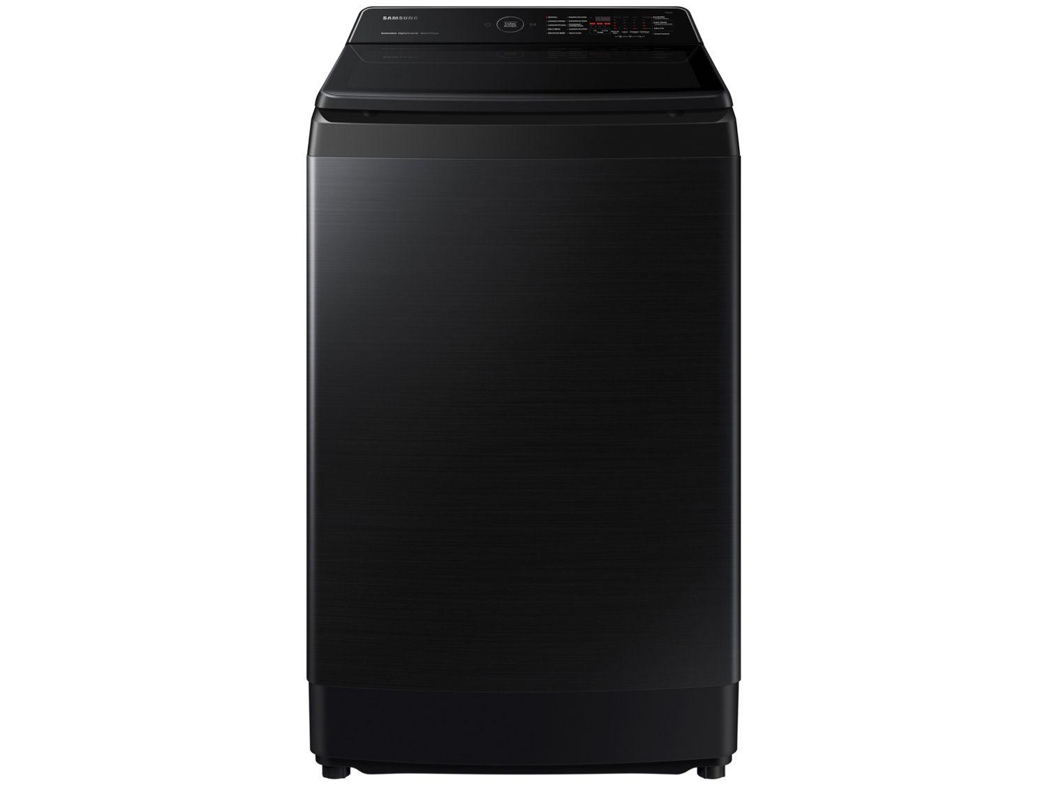 Lavadora de Roupas Samsung 14kg Cesto Inox 10 Programas de Lavagem Black Caviar WA14CG