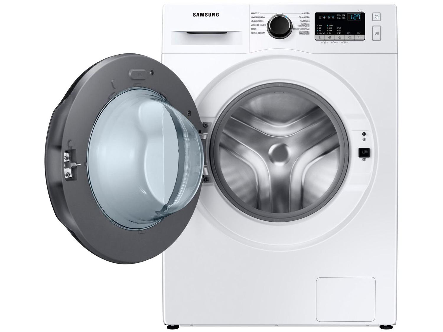 Lavadora de Roupas Samsung Inverter 11kg Inox 12 Programas de Lavagem Branca WW11T4040BE/AZ