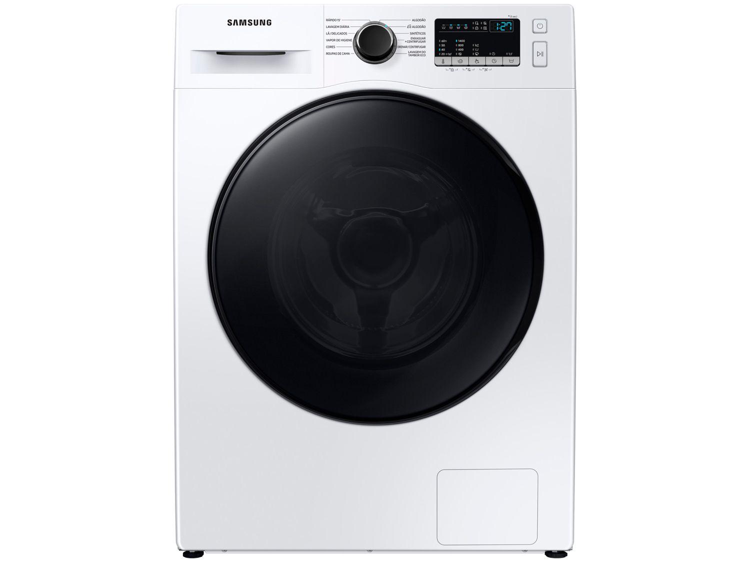 Lavadora de Roupas Samsung Inverter 11kg Inox 12 Programas de Lavagem Branca WW11T4040BE/AZ