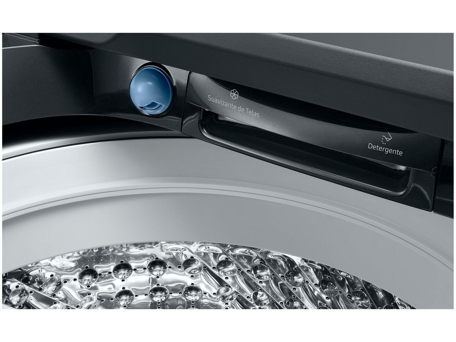 Lavadora de Roupas Samsung Inverter 23kg Inox 12 Programas de Lavagem Preto Caviar WA23B