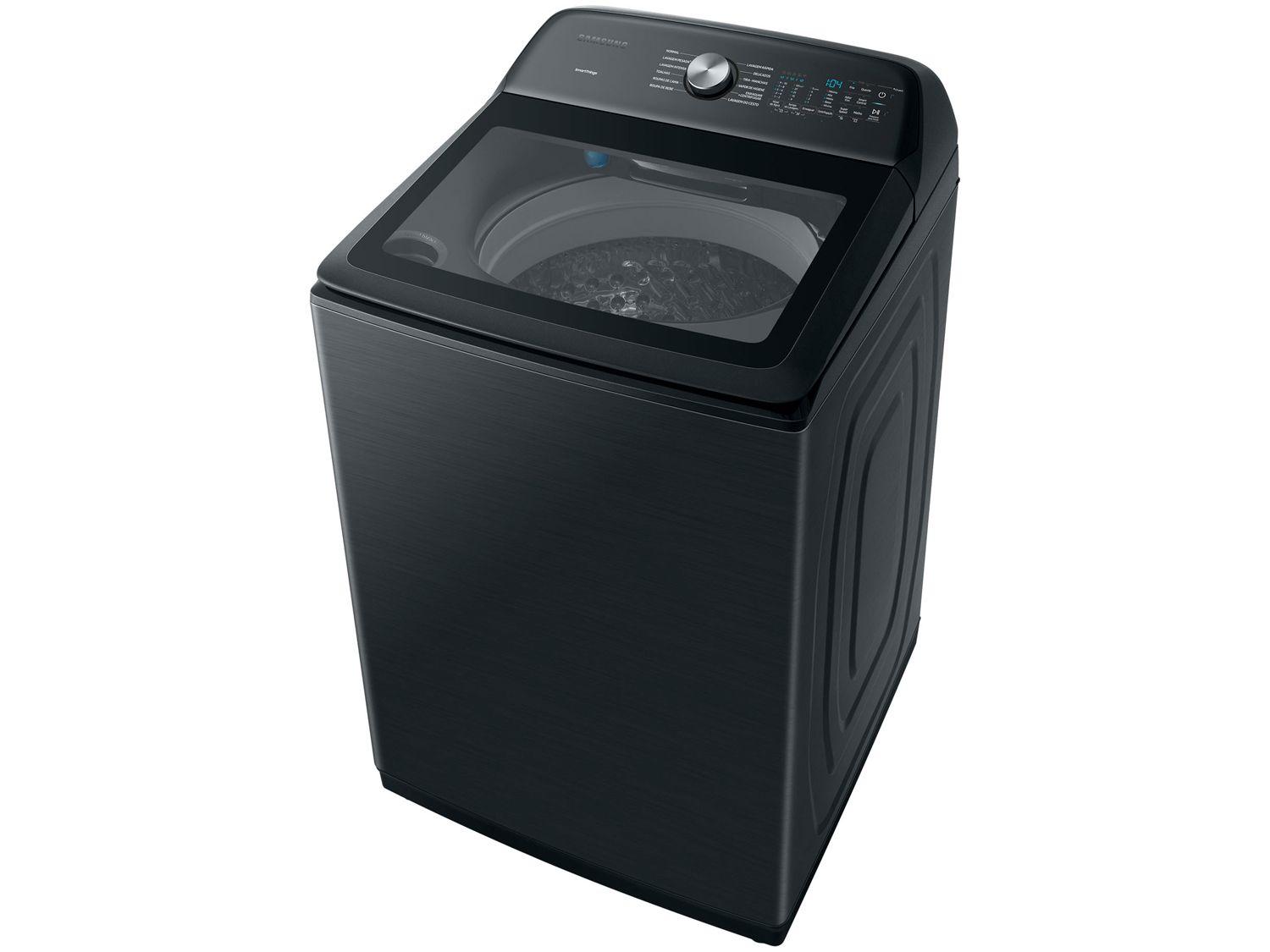Lavadora de Roupas Samsung Inverter 23kg Inox 12 Programas de Lavagem Preto Caviar WA23B