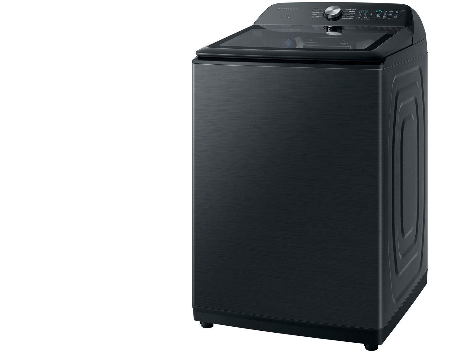 Lavadora de Roupas Samsung Inverter 23kg Inox 12 Programas de Lavagem Preto Caviar WA23B